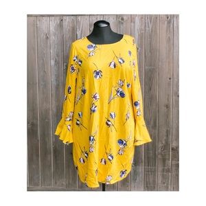 Yellow Floral Dress